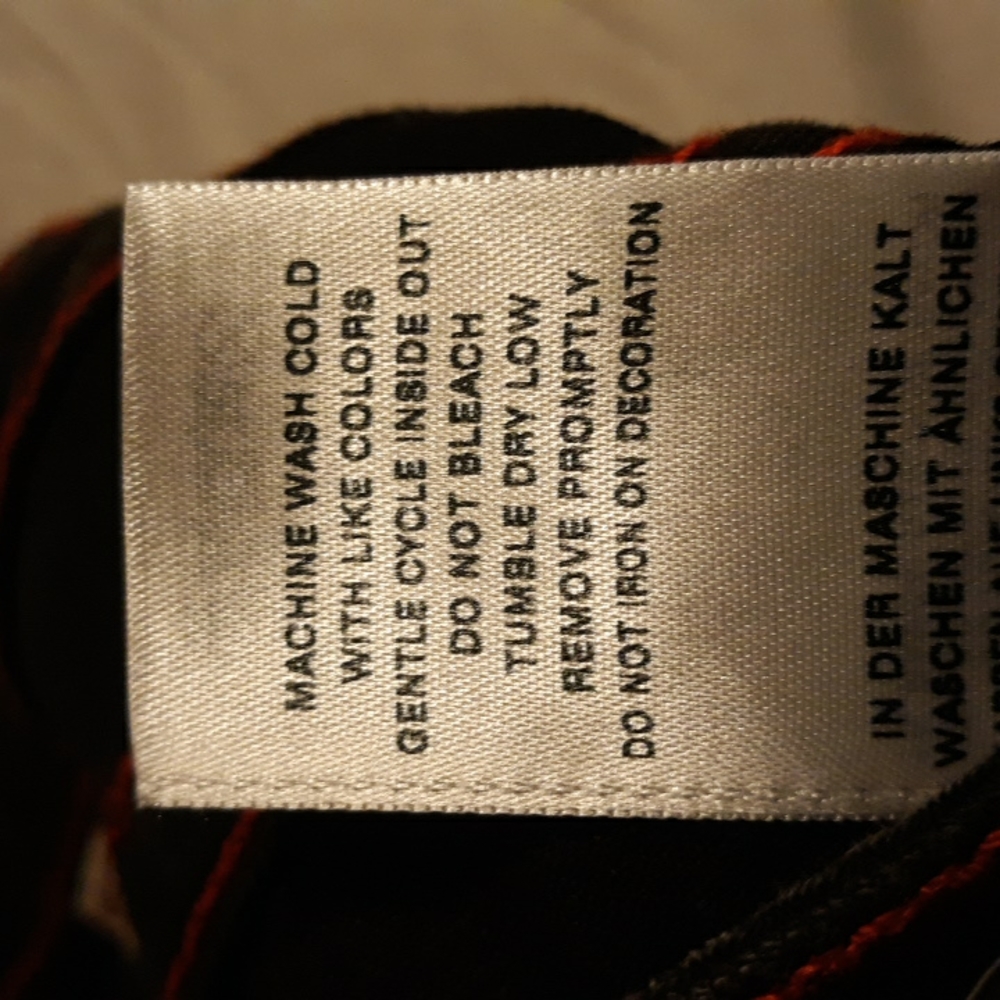 Straight jeans w/red stitching - Picture 11 of 13